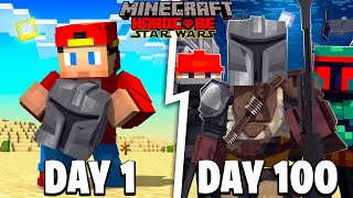I Survived 100 Days in Minecraft as a Star Wars BOUNTY HUNTER...