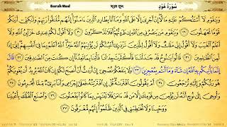 Surah 11 । Surah Hud । সূরা হূদ । سُوْرَةُ هُوْدٍ । Recited by Salah Bukhatir