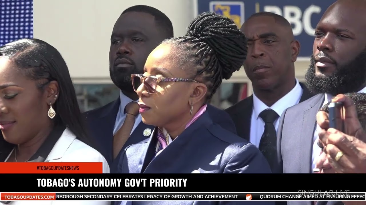TOBAGO'S AUTONOMY GOV'T PRIORITY