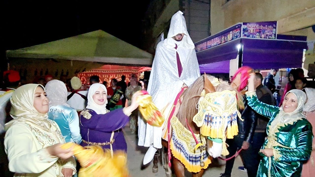 أروع ليلة 😲 الحنة بزغاريت أو عريسنا🤴 فوق الخيل أو شعر مدلي🤗