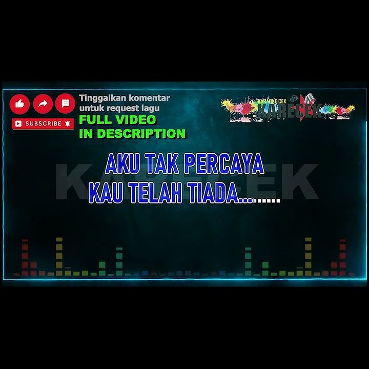 Karaoke Chrisye Kisah Cintaku 4K