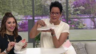 Skechers Jersey Bow Slip On Shoes - Madison Ave My Town on QVC