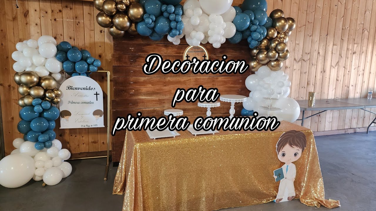 Decoracion para primera comunion/decoracion con globos para Fiesta