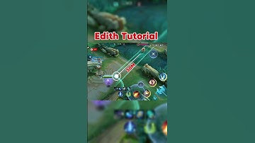 Edith Flame shot Tutorial #mobilelegends #shortvideo #shorts #short