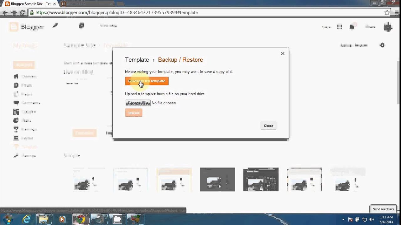 Updates Blog Template How to Update Blogger Templates - YouTube