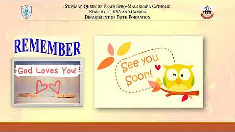 Catechism Grade 2: Lesson 1