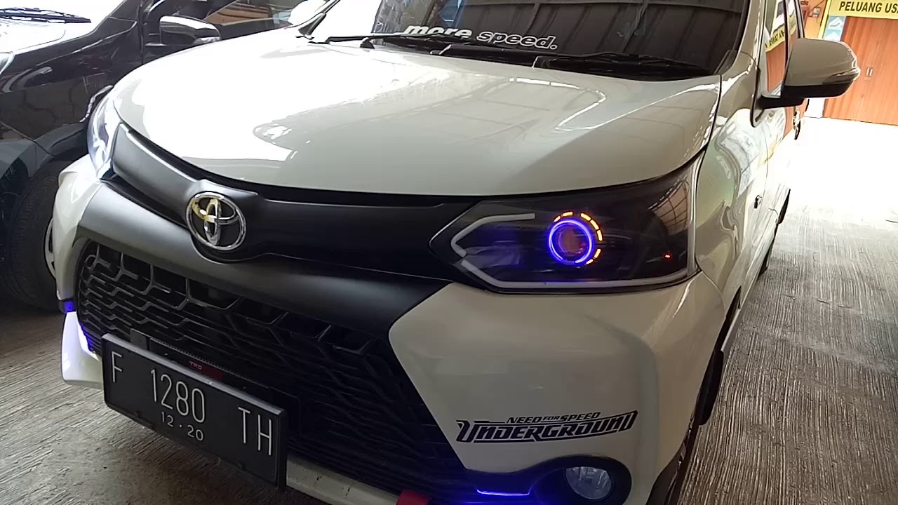 Hasil Modifikasi Headlamp Grand New Avanza Dgn Proji Double Angel