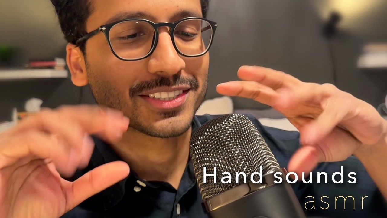 ASMR Fast hand sounds to help you study and relax, fabric scratching  & tapping