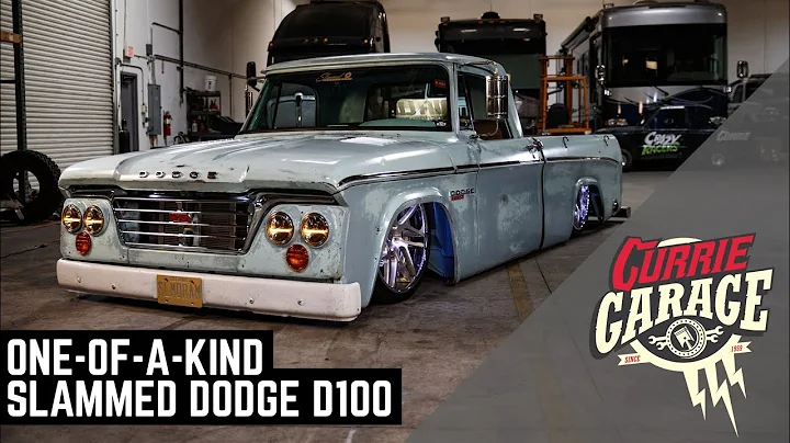 SLAMMED TO THE FLOOR! '64 DODGE D100 | CURRIE GARA...