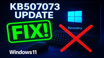 KB507073 Noodupdate FIX | Windows 11 25H2/24H2 WinRE-toetsenbord- en muisproblemen opgelost!