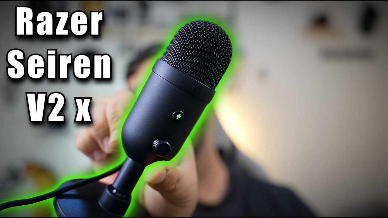 I Love This Little Microphone! Razer Seiren V2 X Review. - YouTube