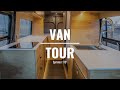 VAN TOUR | Custom Van Build | Sprinter 170&quot; w/ indoor shwoer | Rossmönster Vans | 170