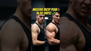 Massive Bicep Peak at Home! – 30 Day Comeback Challenge 🛡️💪 #FitAuraWorld #Shorts