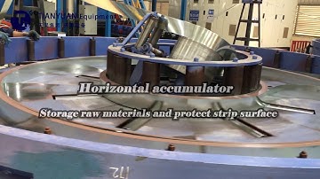 pipe production line part horizontal accumulator