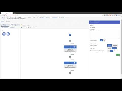 Using Pipelines in Oracle Big Data Manager