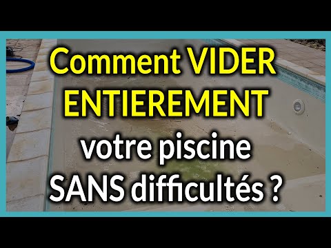 Vidéo: Comment Vidanger L'eau D'une Piscine Bestway ? Comment Vidanger Correctement Une Piscine à Cadre ? Adaptateur Et Vanne De Vidange Pour Vidanger L'eau