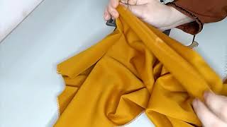 خياطة فستان انيق (تتمة للفيديو السابق) sew a dress