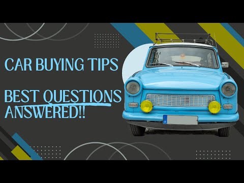 🔥Top 12 Car Buying FAQ's & Comments 🚘