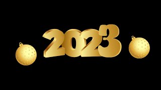 2023 Год Новогодние Цифры | Бесплатные Футажи Для Монтажа