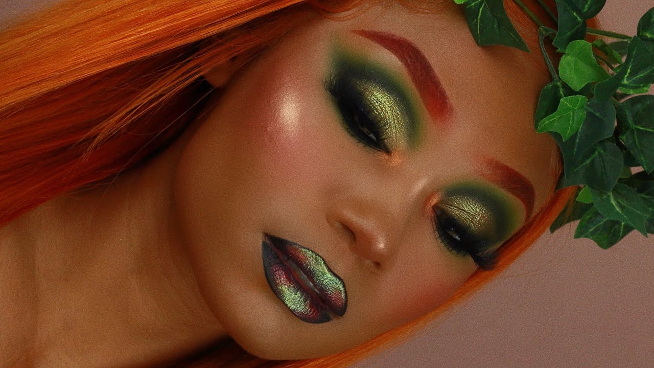 Poison Ivy Halloween Hair Makeup Look Ali Grace Hair Poison Ivy Halloween Hair Makeup Look Ali Grace Hair