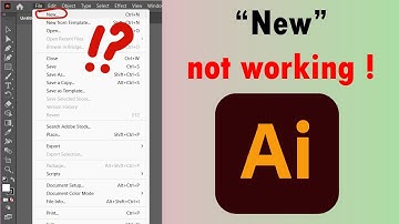 [Solved] Fix adobe illustrator New File problem