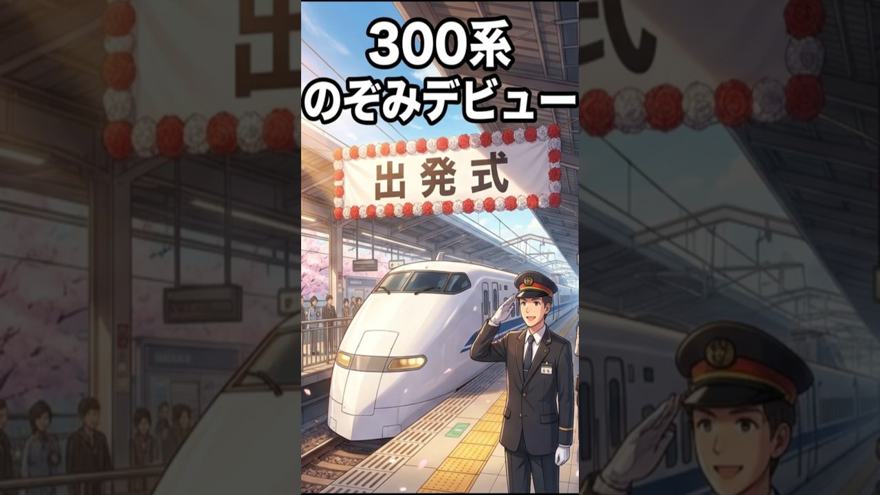 【300系のぞみ】運行開始一番列車♪のぞみチャイム(東京到着前)#のぞみチャイム #車内放送 #東海道新幹線