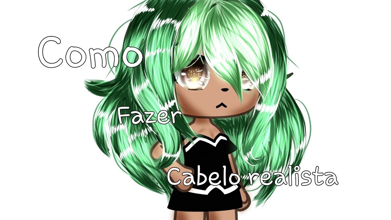 Como fazer cabelo realista! [Tutorial] • Gacha life • 