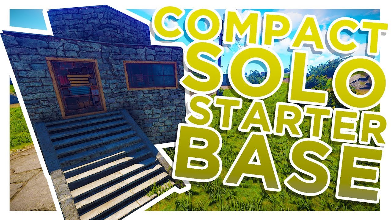RUST | SUPER Compact Solo/Duo CHEAP Starter Base! - YouTube