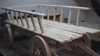 Телега для сада своими руками DIY wooden cart