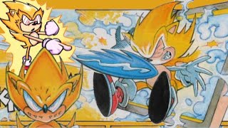 Sonic vs Fleetway Super Sonic (With FNF Chaos)