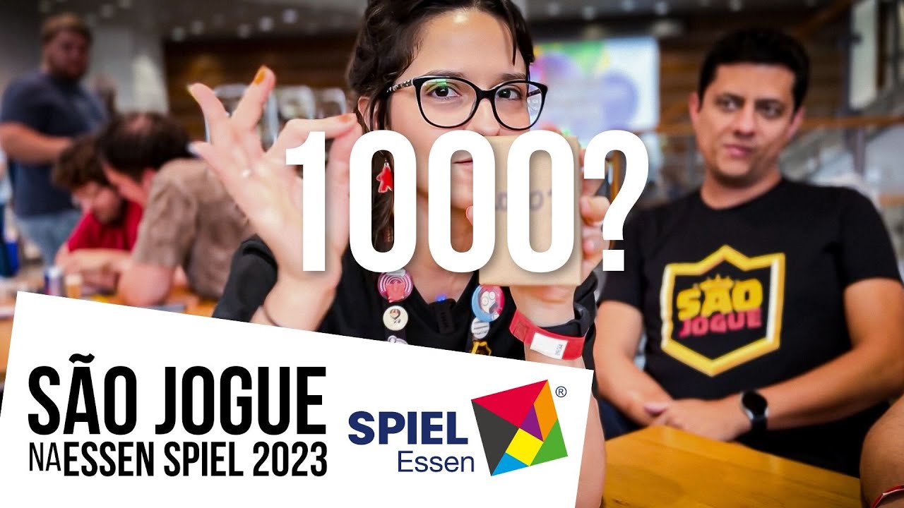 SÃO JOGUE na ESSEN SPIEL 2023 - Conhecendo o jogo 1000 