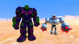 Hulkbuster vs Patron Robot