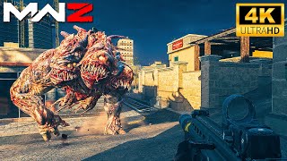 SOLO to RED Zone in Modern Warfare Zombies Gameplay 4K (No Commentary) MWZ MW3