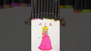 👑Find a suitable peach princess face #supermariobros #mario #peach # #papercraft