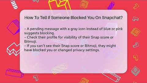 How To Tell If Someone Blocked You On Snapchat? - Everyday-Networking