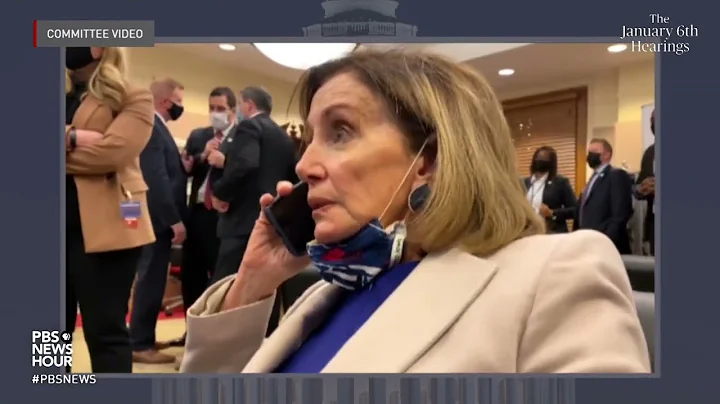 WATCH: New footage of Pelosi calling for help from...