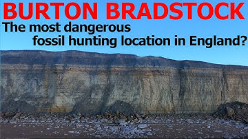 The most dangerous #fossilhunting location in the UK - Burton Bradstock #dorset