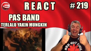 PAS BAND -  TERLALU  YAKIN  MUNGKIN  MUSIC VÍDEO - BRAZILIAN REACTION CEDRIX REAKSI