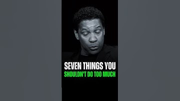 Seven things you shouldn