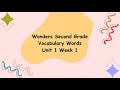 Wonder of Learning Vocabulary Quiz