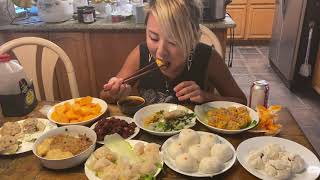 Eating Dim Sum Mukbang  - Delivery from Sonic Plus #RainaisCrazy screenshot 1