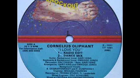 Cornelius Oliphant - I Love You