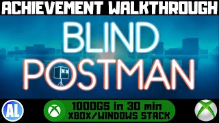 Blind Postman #Xbox Achievement Walkthrough - Xbox/Windows Stack