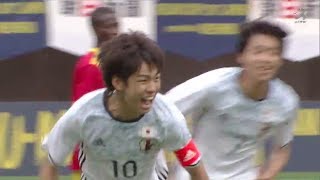 【ゴール動画】日本代表 斉藤光毅選手が落ち着いてPKを決めて、日本追加点！