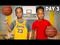 LAST PERSON TO STOP DRIBBLING THE BASKETBALL WINS MONEY!