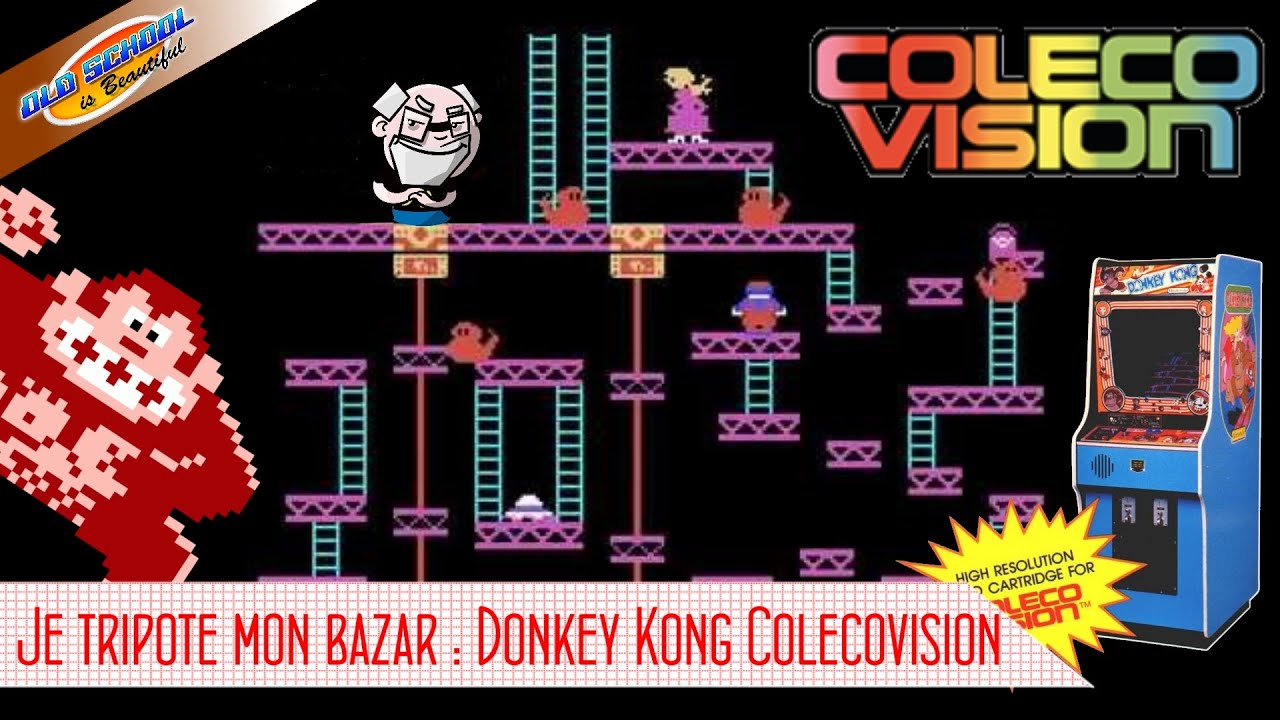Jeu ColecoVision Donkey Kong - Version Loose (cartouche Seule) - Bon état, Fonctionne Parfaitement