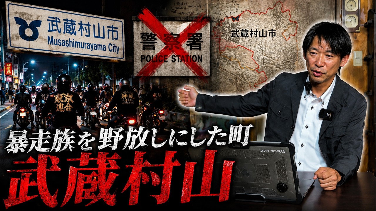 警察官増員希望！警察署のない町「武蔵村山」ハンマー男事件から珍走団増加