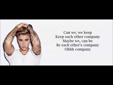 Company Justin Bieber Lyrics Video