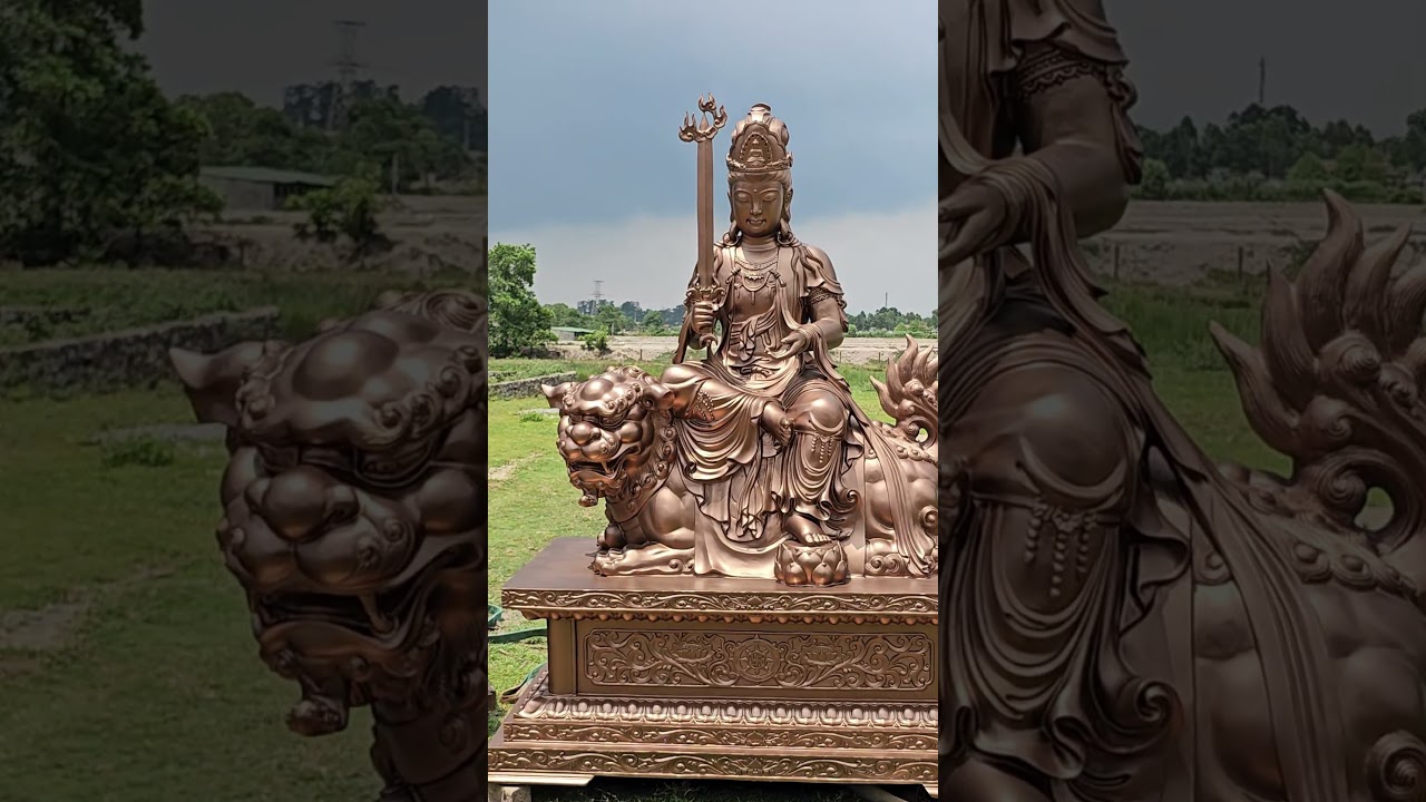 Lắp đặt tượng Văn thù Sư Lợi Bồ tát tại Hà Tĩnh