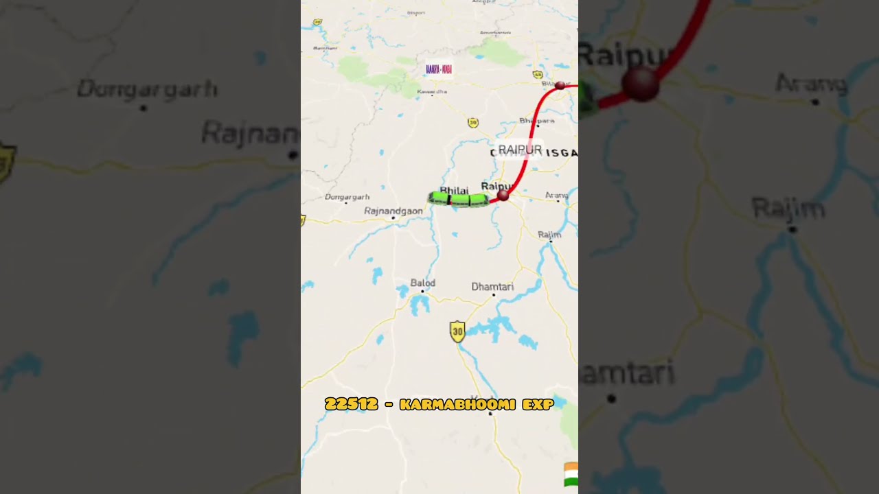 KAMAKHYA TO MUMBAI | 22512 -KARMABHOOMI EXP #train #travel #indianrailways #maps#bharat #karmabhoomi